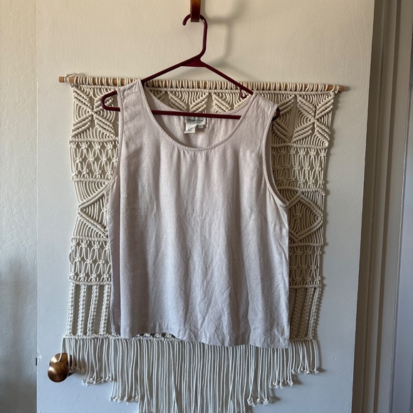 Coldwater Creek Women's Linen Blend Tank - Picture 5 of 6